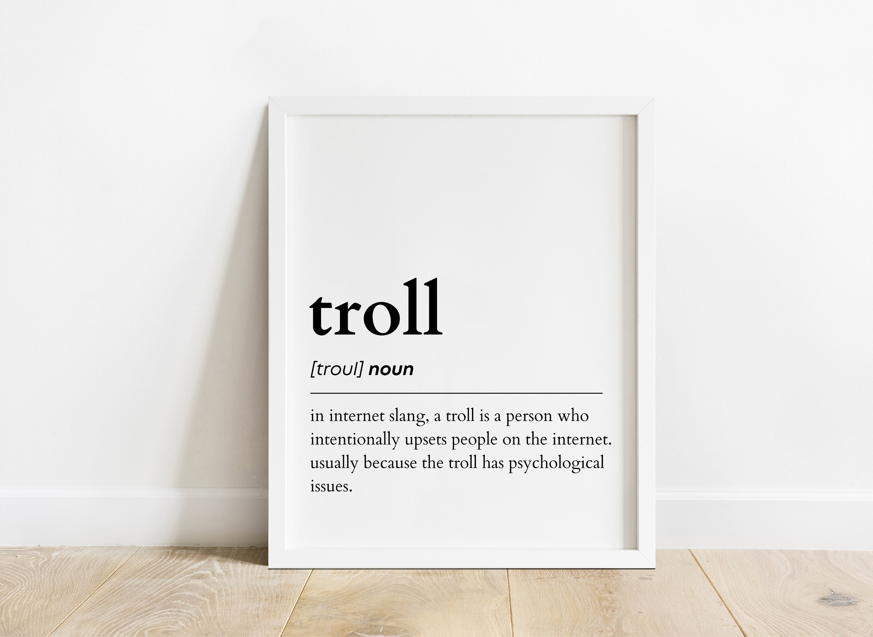 trolling - Definition Print