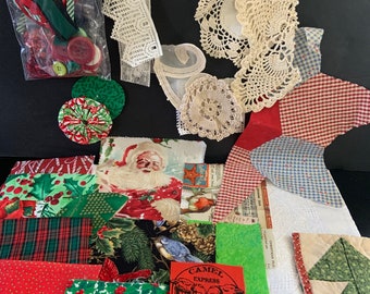 Lg antieke Kerstman Stitch Kit