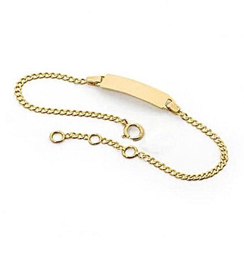 Baby Id Bracelet Etsy