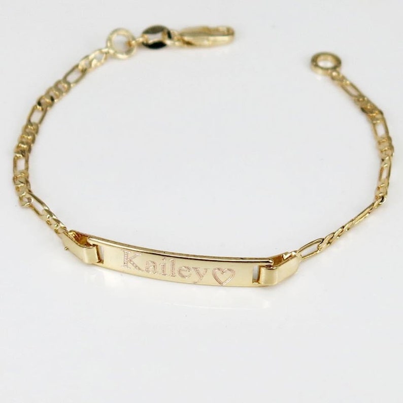 Baby Id Bracelet Etsy
