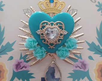 Broche Sagrado Corazón Ex-voto