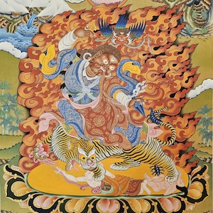 236. Dharma Treasure Dorje Drollo Thangka