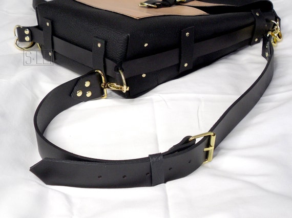 black leather briefcase strap replacement