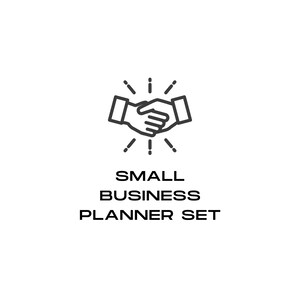 Small business planner set -Digital download