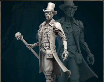 Automaton Mechanical Man Robot miniature Table top Games, Painting Wargames DnD RPGs Monster