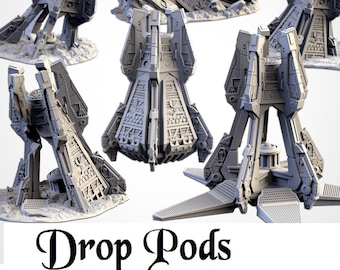 Escape pods Troop Transport for wargaming terrain