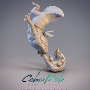 Sal&#39;aman Gluespitter Hanzaki miniature for Dungeons and Dragons, Table top Games, Painting Wargames DnD RPGs Monster