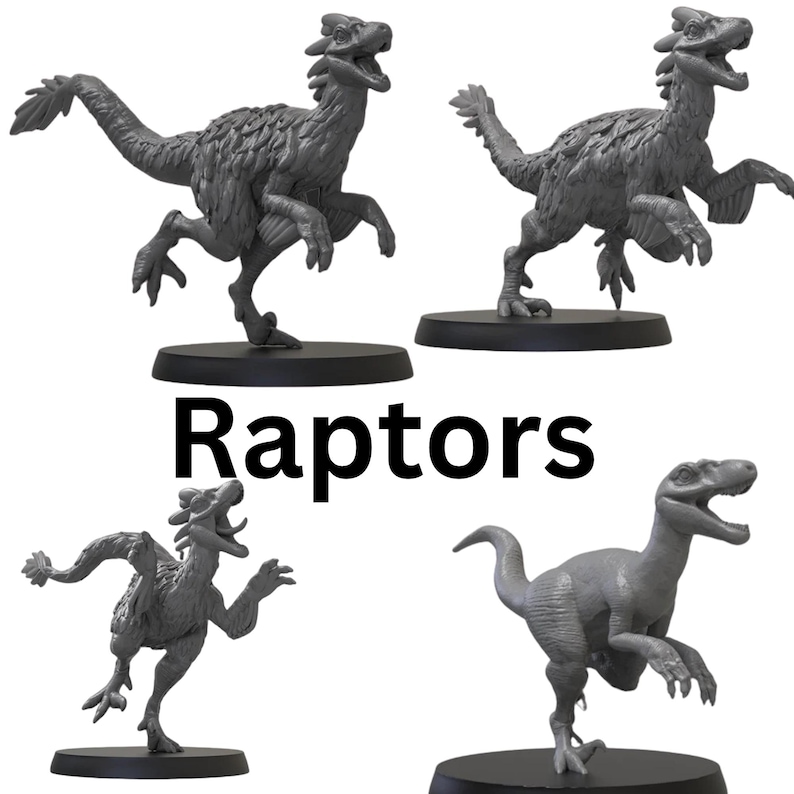 Plastic Raptors Dinosaurs Raptor Selection - Etsy