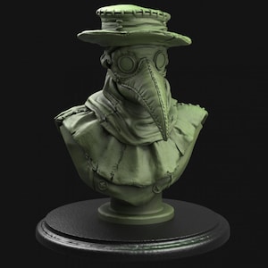 Plague Doctor Bust DnD RPG Painting Models Miniatures