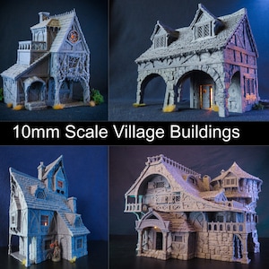 Byggnader för 10 mm krigsspel
