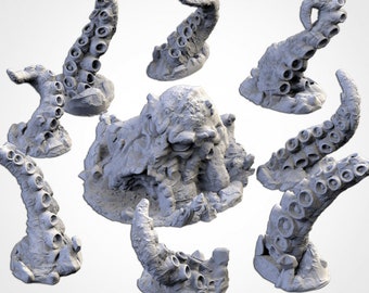 Giant Kraken XL Monster Terrain for wargaming terrain Rpg DnD