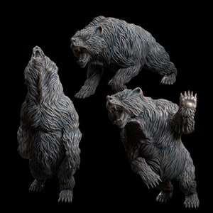 Animais monstros de urso para RPGs de mesa, Dungeons & Dragons, RPGs de fantasia