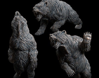 Bear Animals monsters for RPGs tabletop games, Dungeons & Dragons, RPGs Fantasy