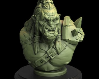 Orc Bust for painting