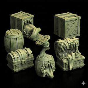 Mimic Models for RPG DnD Wargames, NPCs
