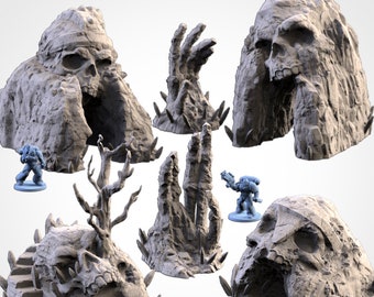 Cursed Earth Terrain for wargaming terrain Rpg DnD TTRPG