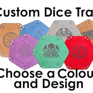 Custom Dice Tray. choose your colours and Design Folding Dice Trays,