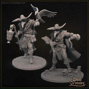 Plague Doctor miniature Dr Corvus Table top Games, Painting Wargames DnD RPGs Monster