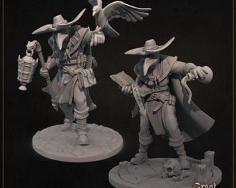 Plague Doctor miniature Dr Corvus Table top Games, Painting Wargames DnD RPGs Monster