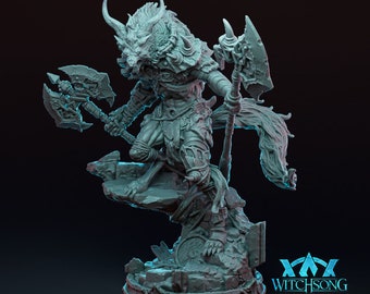 Ascendant Greatwolf  110mm XL Model for Table top Games, Painting, Wargames, DnD RPGs Monster d&d Witchsong