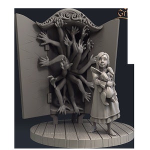 Girl wardrobe Monster Boogie monster miniature Table top Games, Painting Wargames DnD RPGs Monster