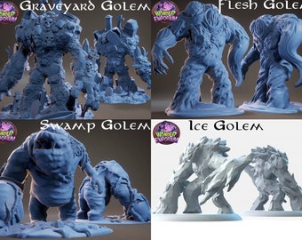 Golem, Elemental Monster Table top Games, Wargames DnD RPGs