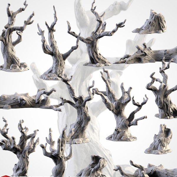 Dead Trees Terrain for wargaming terrain Rpg DnD