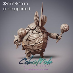 Bugfolk Heavy Warrior - Xystus, Fidelium Percutaneous | CobraMode | Tabletop RPG | 28-32mm | DnD Model