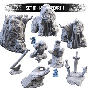 Middle Earth Statue Terrain for wargaming terrain Rpg DnD