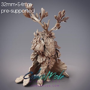 Elven Oakfather - Torramhan, Ciorcal Druid | CobraMode | Tabletop RPG | 28-32mm | DnD Model