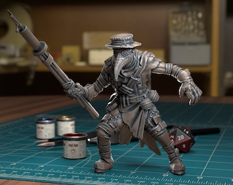 Plague Doctor miniature Table top Games, Painting Wargames DnD RPGs Monster