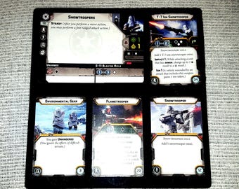 Star Wars Legion Card Holder Tray Organiser Pack of 10 for UNSLEEVED Cards  - Etsy
