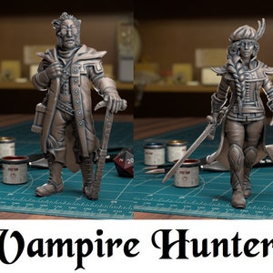 Vampire Hunters Lord Wizard Monster miniature Table top Games, Painting Wargames RPGs Monster image 1