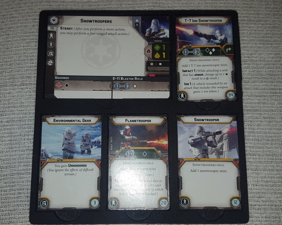 Star Wars Legion Card Holder Tray Organiser Pack of 10 for Etsy UK