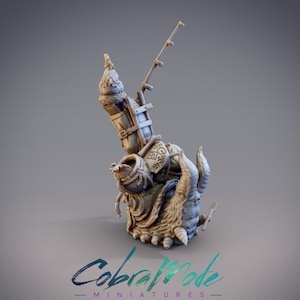 Pack Snail miniature for Dungeons and Dragons, Table top Games, Painting Wargames DnD RPGs by Cobra Mode