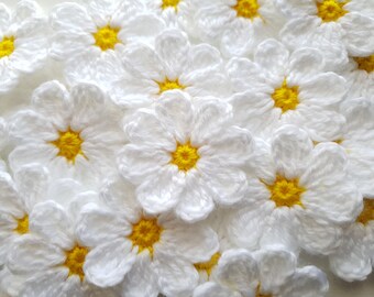 crochet flowers etsy