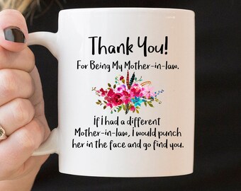 to the best mother in law mug