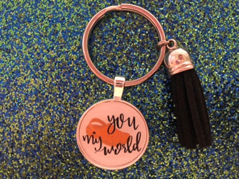You croc my world Crocs keychain or necklace or retractable ID badge clip Free shipping Gift