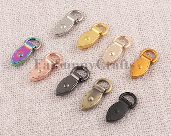 3/8&quot;(11mm) chain connector,metal bridge buckle screw D ring,strap buckle purse bag belt connector for handbag hardware accessories 2-4-10pcs