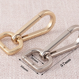 1&quot; Detachable Swivel Snap Hook, 26mm Inner Silver/Gold Removable Heavy Duty Lobster Clasp, Replace Hardware For Bag Purse Strap & Dog Leads