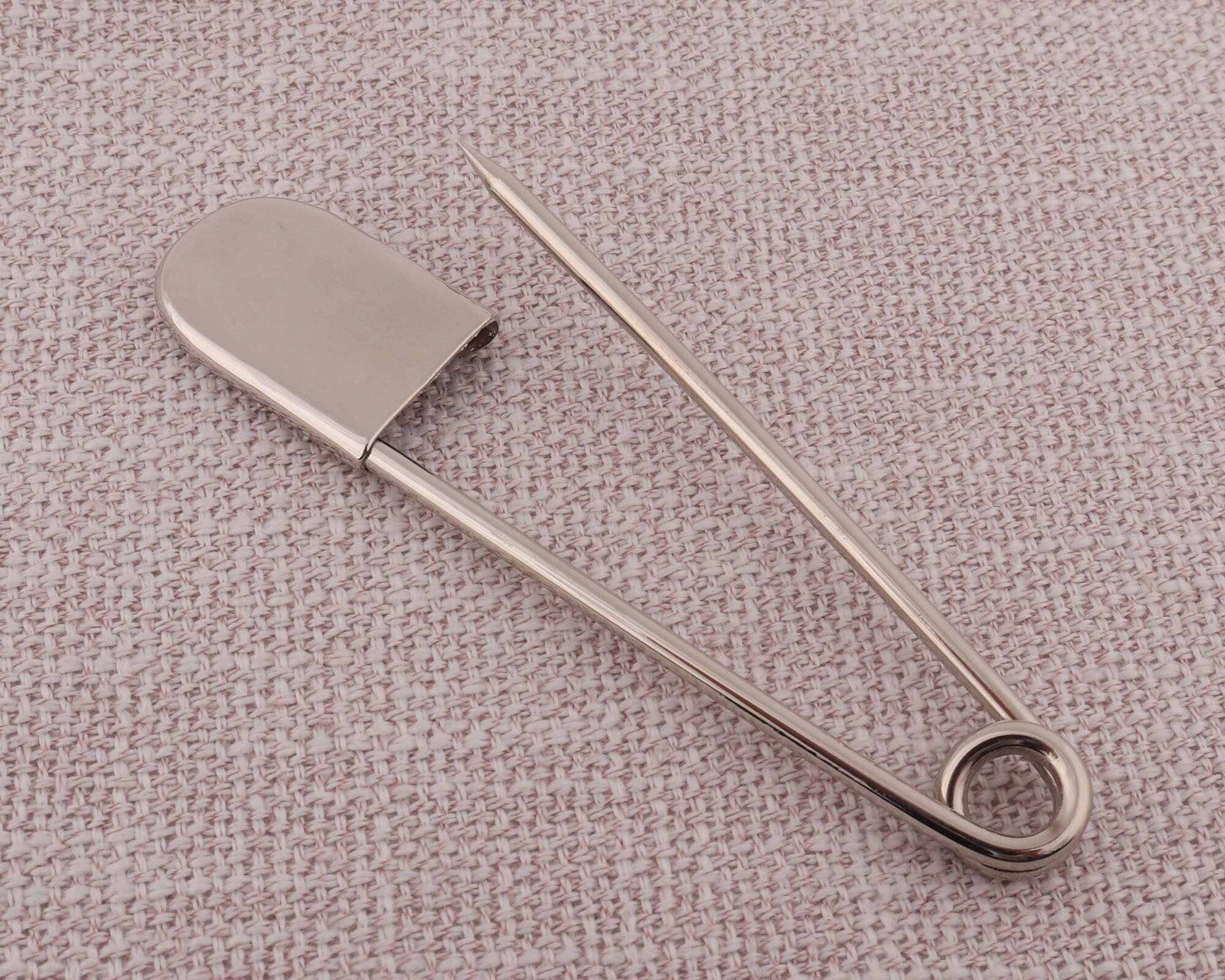 silver safety pin,shawl pin,scarf pins,large safety pin,huge safety pin