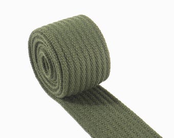 38mm cotton stripe webbing,1 1/2 Inch wide heavy duty bag handles upholstery webbing for backpack purse tote bag strap key fob by the Yard