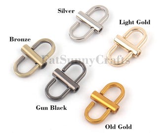 2 pcs bag chain shortener adjuster clasp,metal chain length shorten adjuster buckle,old gold/broze/silver belt wallet chain strap shortener