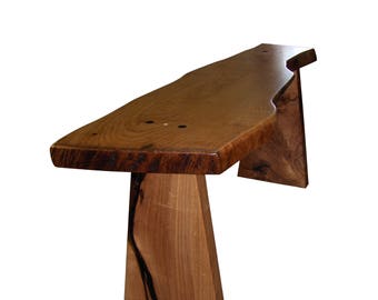 mesquite wood bench
