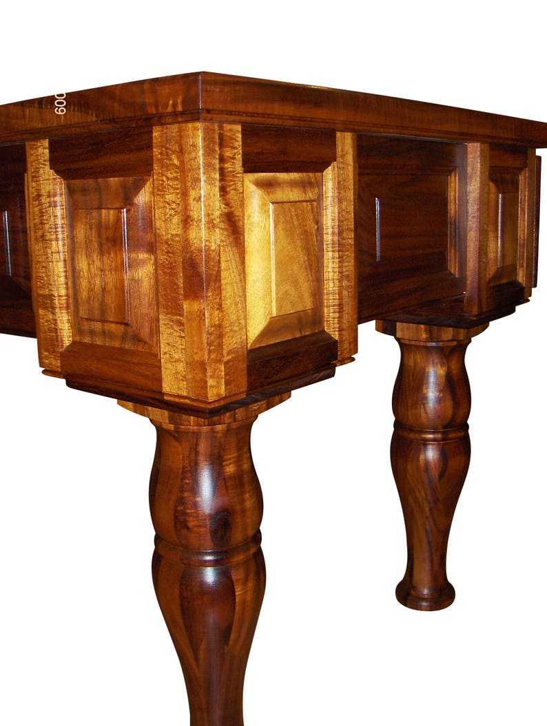 Executive desk made from Hawaiian Koa wood Etsy