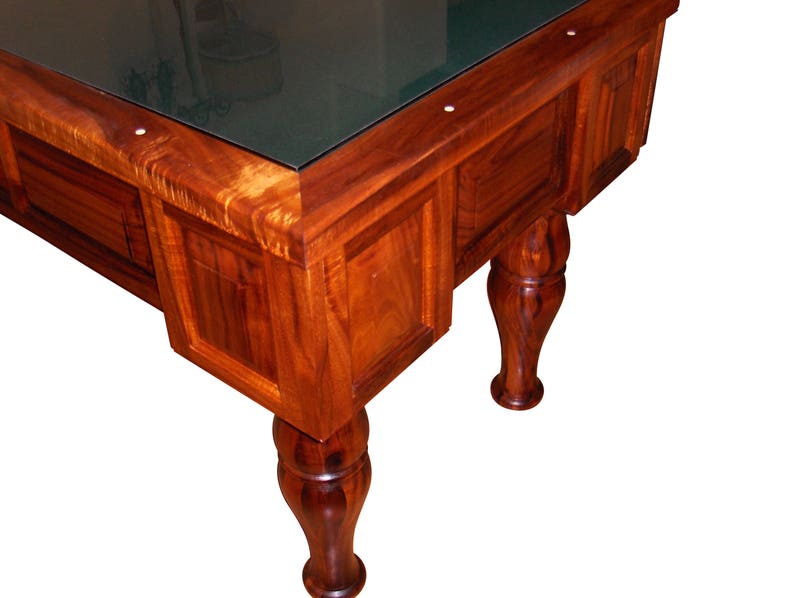 Executive desk made from Hawaiian Koa wood Etsy