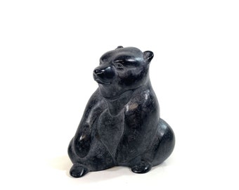 Vintage Thorn Arts Canada Beaver Sculpture Inuit Style