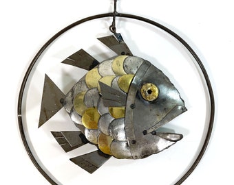 Mexican folk art メキシコの民芸品 　金属　魚 Mexican folk art メキシコの民芸品 金属 魚
