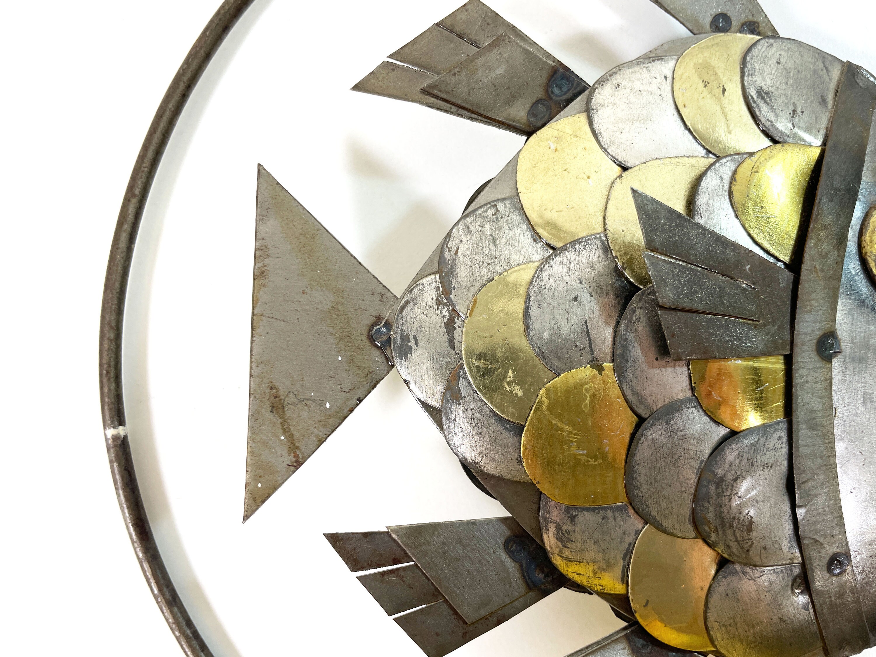 Vintage Decorative Fish From Mexico - Metal Art - to Hang