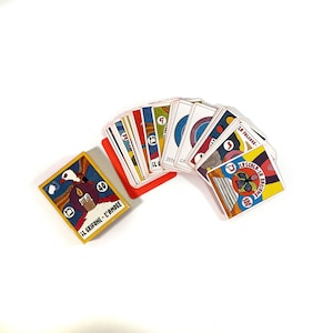 Carte da gioco vintage - IL Grifone - L'Amore - Alessandro Bellenghi - Il Giocio di Halbatros - 43 carte - Italia - 1976